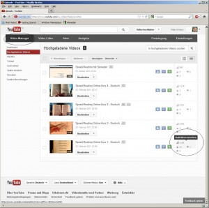 Youtube-Videomanager
