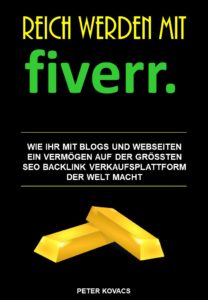 Buchcover - Reich werden mit Fiverr